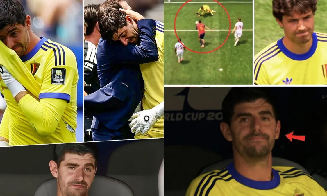 Courtois khóc rời sân, cạn lời khi Lammens mắc sai lầm không thể cứu vãn