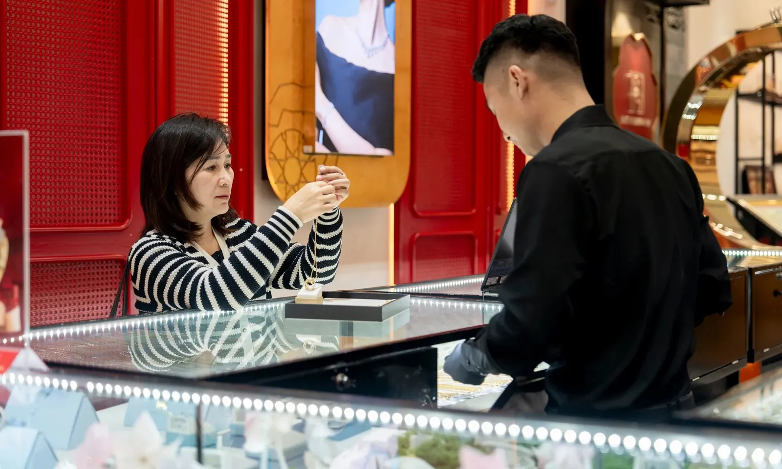 Giá vàng trong nước quay đầu tăng