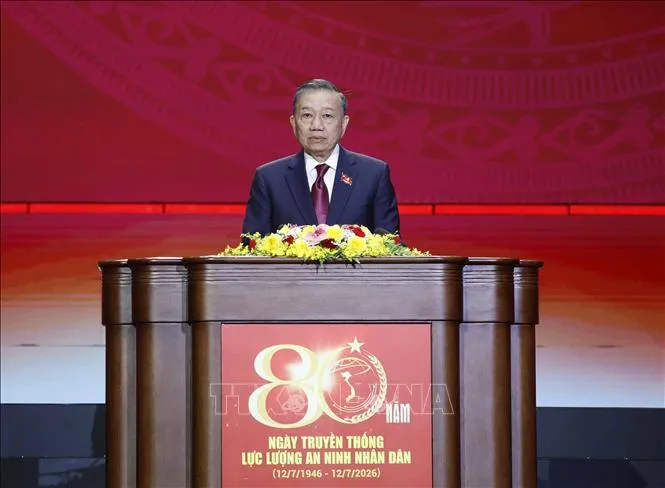 Tổng Bí thư, Chủ tịch nước Tô Lâm phát biểu. Ảnh: Thống Nhất/TTXVN