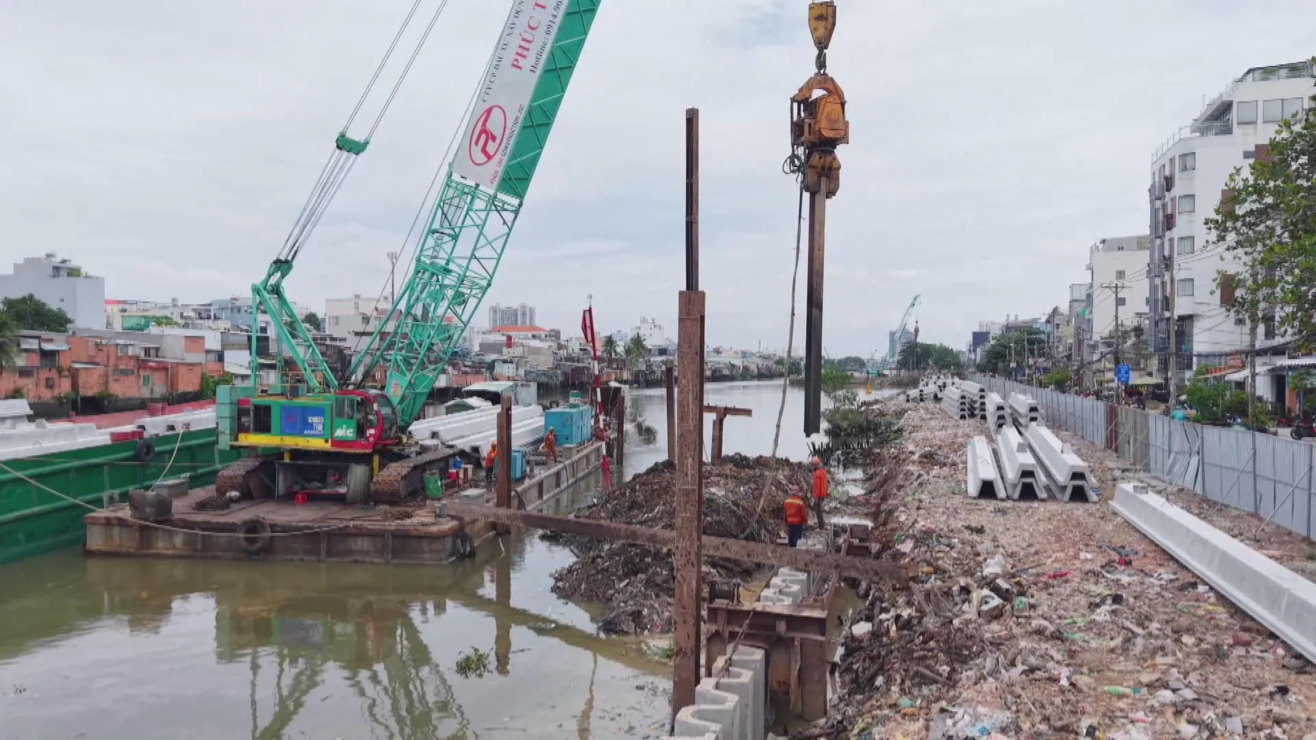 Các dự án chỉnh trang kênh, rạch được đẩy nhanh tiến độ, cùng nhiều giải pháp về đầu tư và tái định cư nhằm bảo đảm mục tiêu đến năm 2030