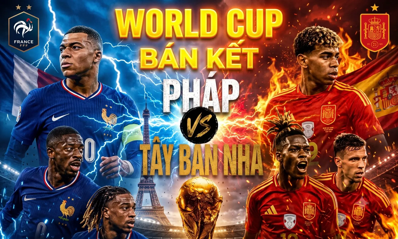 Nhận định Pháp vs Tây Ban Nha (02h00 ngày 15/7): Mbappe phục hận Yamal