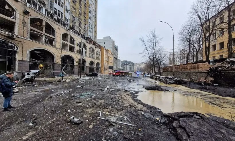 Thủ đô Kiev của Ukraine bị tập kích, xảy ra nhiều vụ nổ
