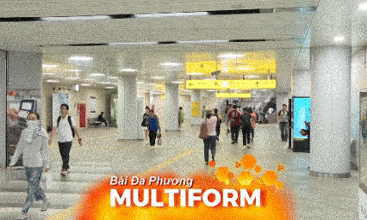 Tích hợp thông tin tuyến xe buýt vào biển báo chỉ dẫn tại nhà ga Metro