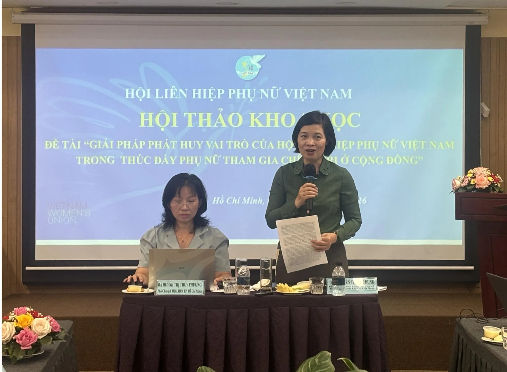 Nguyen Thi Kim Dung - pho truong ban Ban cong tac phu nu TW Hoi LHPN VN