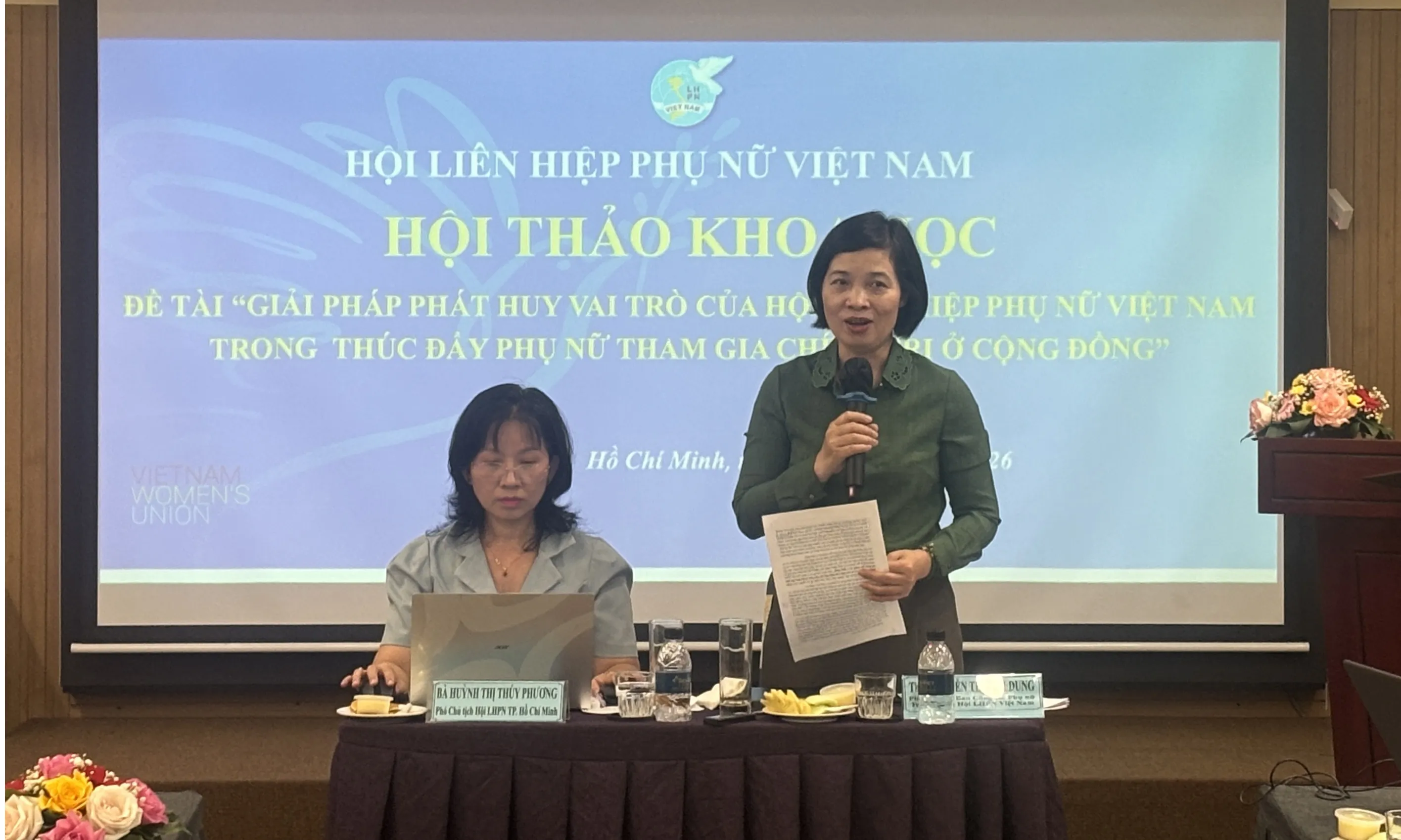 Đề xuất nhiều giải pháp thúc đẩy phụ nữ tham gia chính trị ở cộng đồng