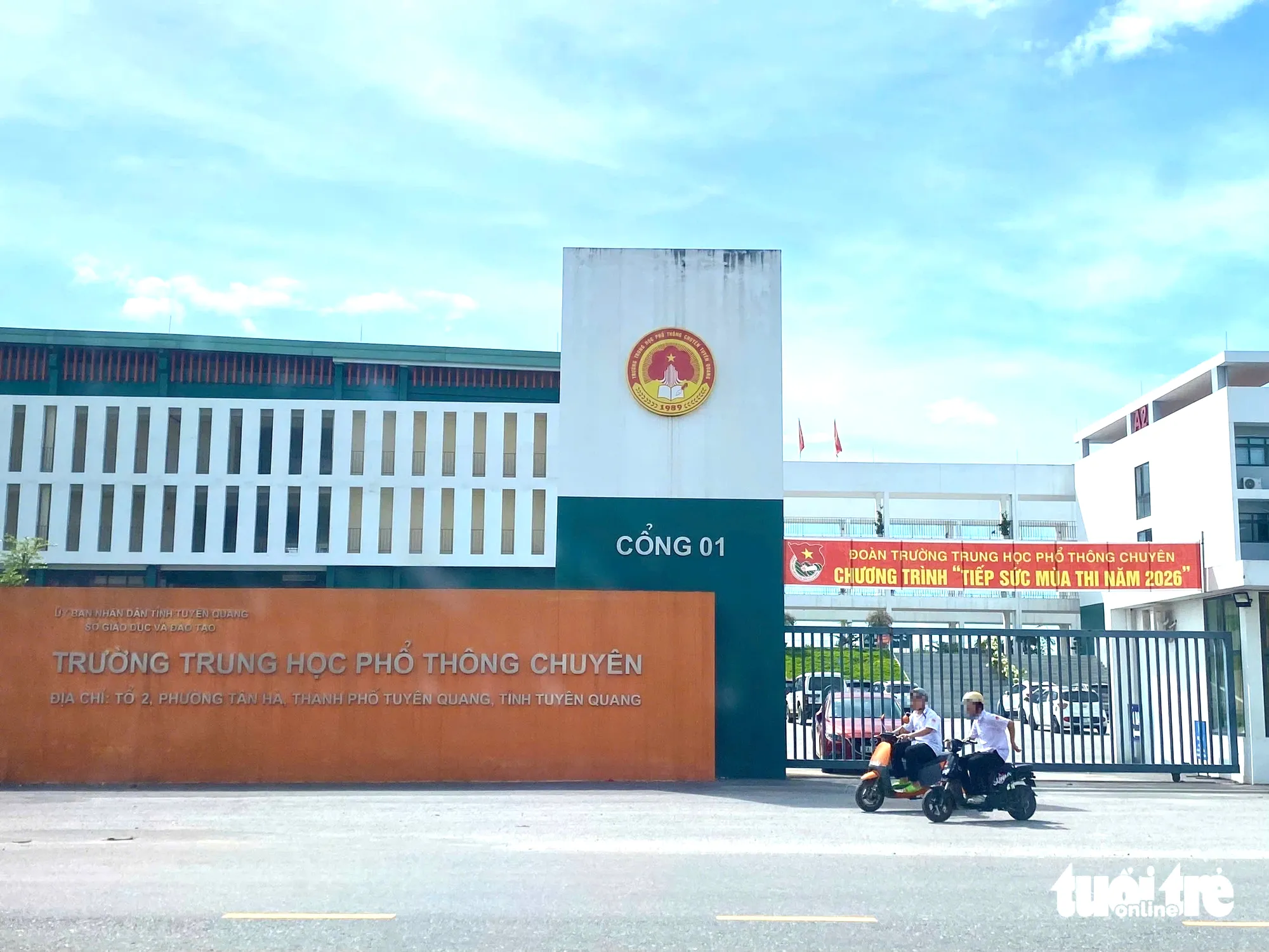 Trường THPT chuyên Tuyên Quang - Ảnh NGUYÊN BẢO-TTO