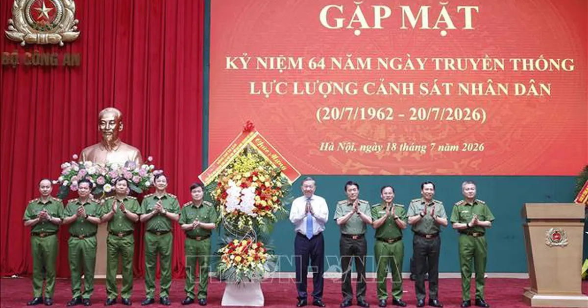 Tổng Bí thư, Chủ tịch nước Tô Lâm: Xây dựng lực lượng Cảnh sát nhân dân đáp ứng yêu cầu trong tình hình mới