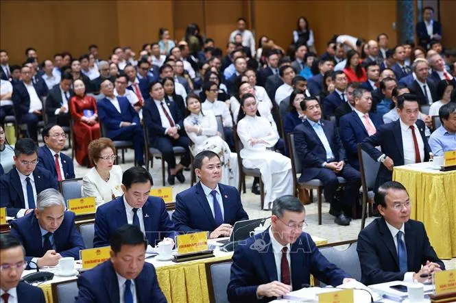 Các đại biểu tham dự Hội nghị Thường trực Chính phủ với cộng đồng doanh nghiệp (Ảnh: Dương Giang/TTXVN) Các đại biểu tham dự Hội nghị Thường trực Chính phủ với cộng đồng doanh nghiệp (Ảnh: Dương Giang/TTXVN)