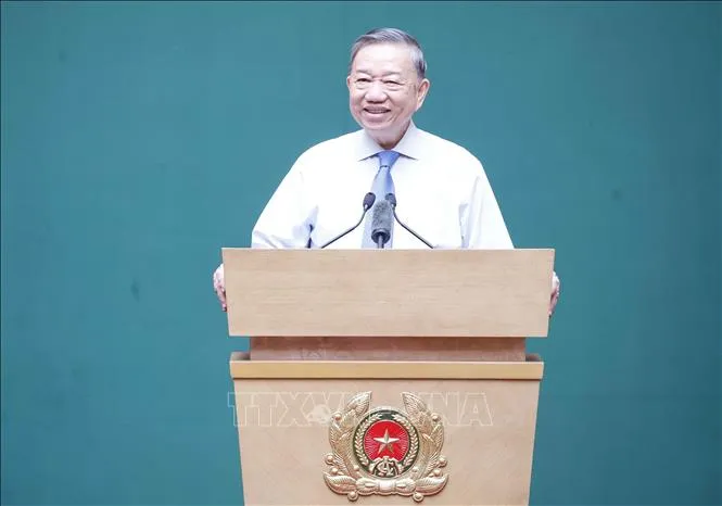 Tổng Bí thư, Chủ tịch nước Tô Lâm phát biểu (Ảnh: Thống Nhất/TTXVN) Tổng Bí thư, Chủ tịch nước Tô Lâm phát biểu (Ảnh: Thống Nhất/TTXVN)