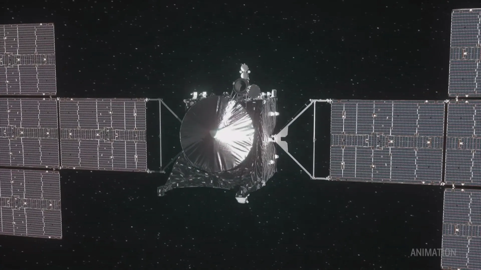 Tàu vũ trụ Psyche của Nasa bay qua sao Hỏa - Ảnh 1.