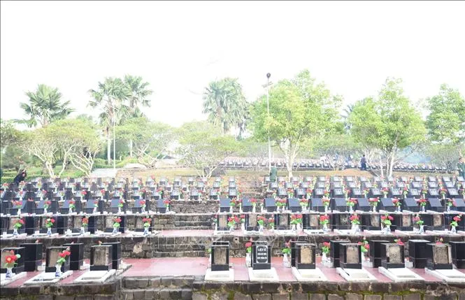 Trong số các nghĩa trang được triển khai, Nghĩa trang Liệt sĩ Bình Phước là địa điểm có khối lượng công việc lớn nhất với hơn 2.800 phần mộ chưa rõ thông tin.