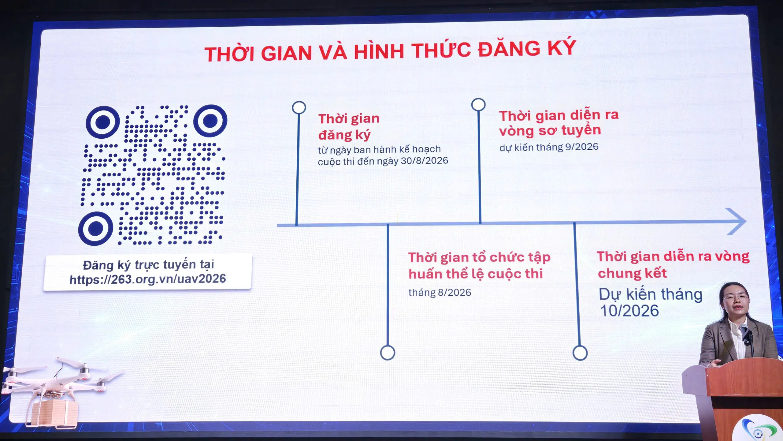 Thời gian và hình thức đăng ký hội thi điều khiển UAV Drone dành cho thanh thiếu niên TPHCM năm 2026 - Ảnh Bá Nam