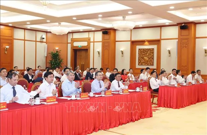 Đại biểu tham dự hội nghị. Ảnh: Phương Hoa/TTXVN
