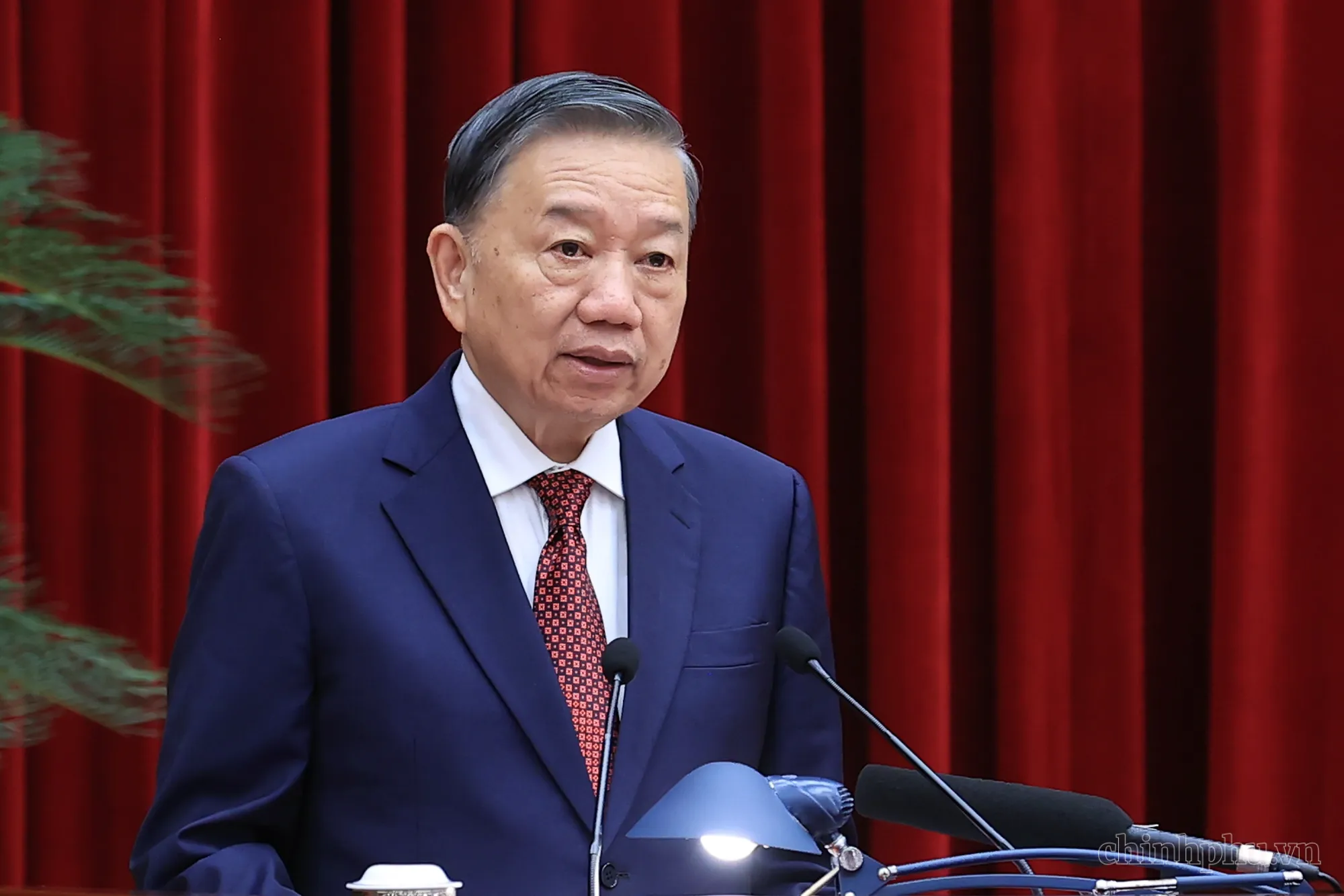 Tổng Bí thư, Chủ tịch nước Tô Lâm phát biểu bế mạc Hội nghị lần thứ ba của Ban Chấp hành Trung ương Đảng khóa XIV - Ảnh VGP-Nhật Bắc