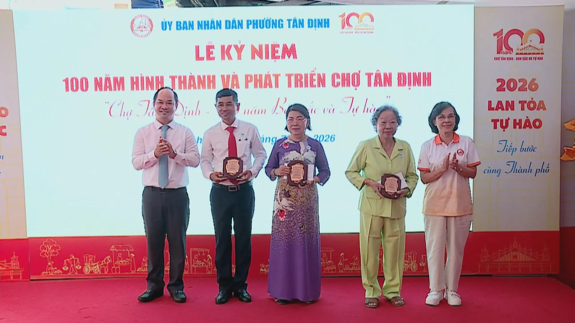Phường Tân Định ra mắt công trình bích họa tái hiện lịch sử và dấu ấn văn hóa Chợ Tân Định nhân kỷ niệm 100 năm hình thành, phát triển