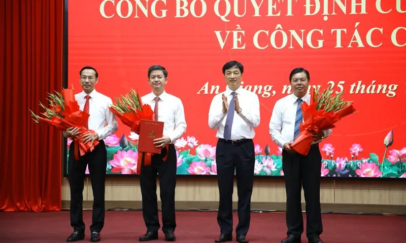 Bộ Chính trị điều động, chỉ định ông Lê Quang Tùng giữ chức Bí thư Tỉnh ủy An Giang