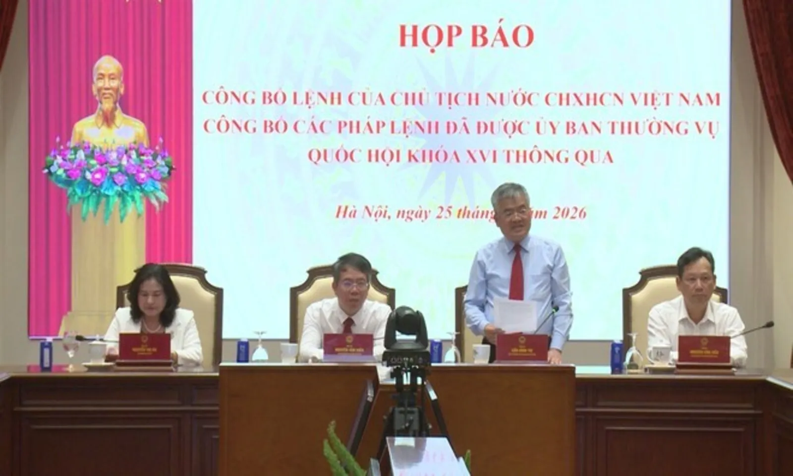 Công bố Lệnh của Chủ tịch nước về ba Pháp lệnh mới - Ảnh 2
