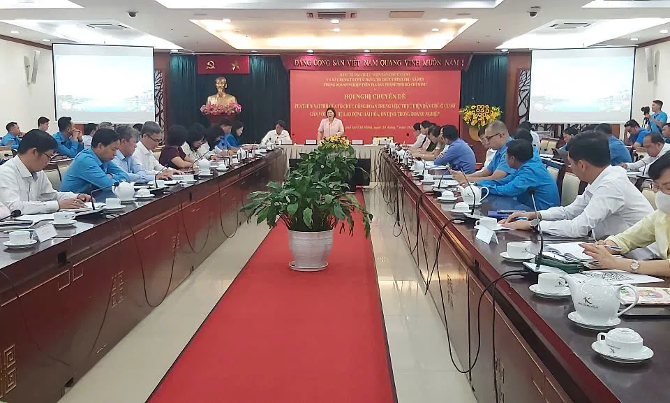 Công đoàn TPHCM - Xây dựng quan hệ lao động tiến bộ để thúc đẩy tăng trưởng kinh tế