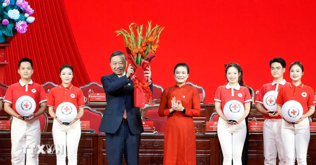 Tổng Bí thư, Chủ tịch nước Tô Lâm giữ cương vị Chủ tịch danh dự Hội chữ thập Đỏ