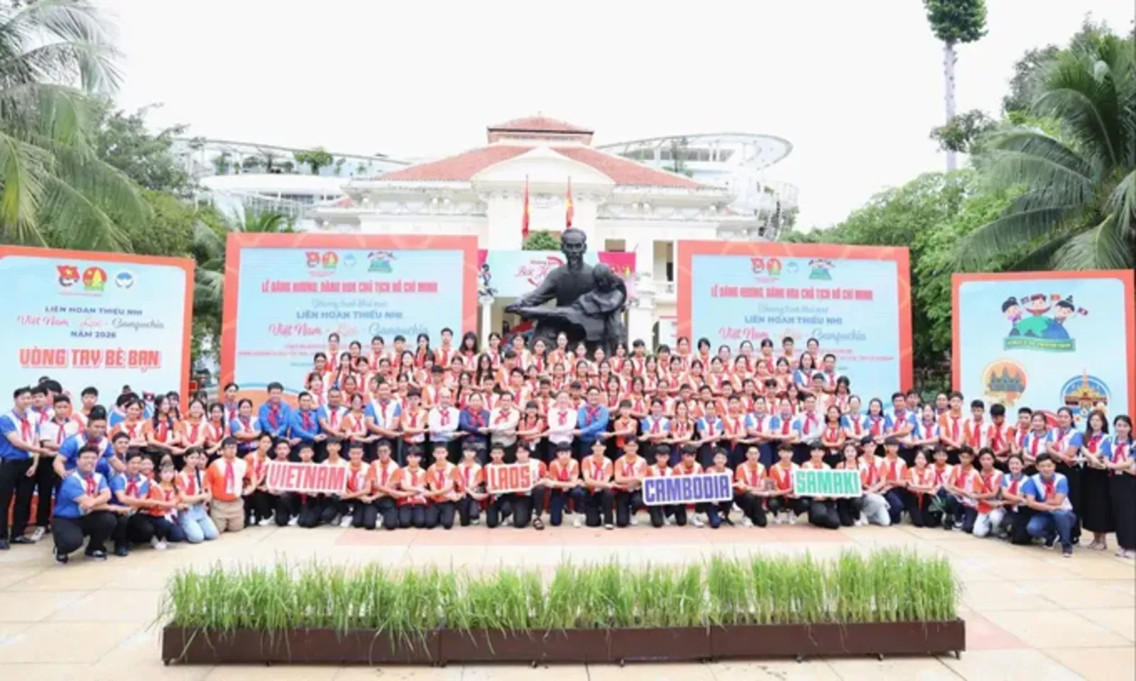 Khai mạc Liên hoan thiếu nhi Việt Nam - Lào - Campuchia năm 2026 - Ảnh 3