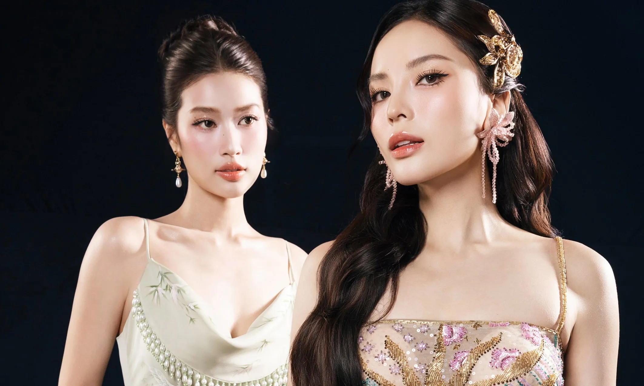 Hoa hậu Nguyễn Cao Kỳ Duyên và Đoàn Thiên Ân thu hút sự chú ý tại Bán kết Miss Grand Vietnam 2026