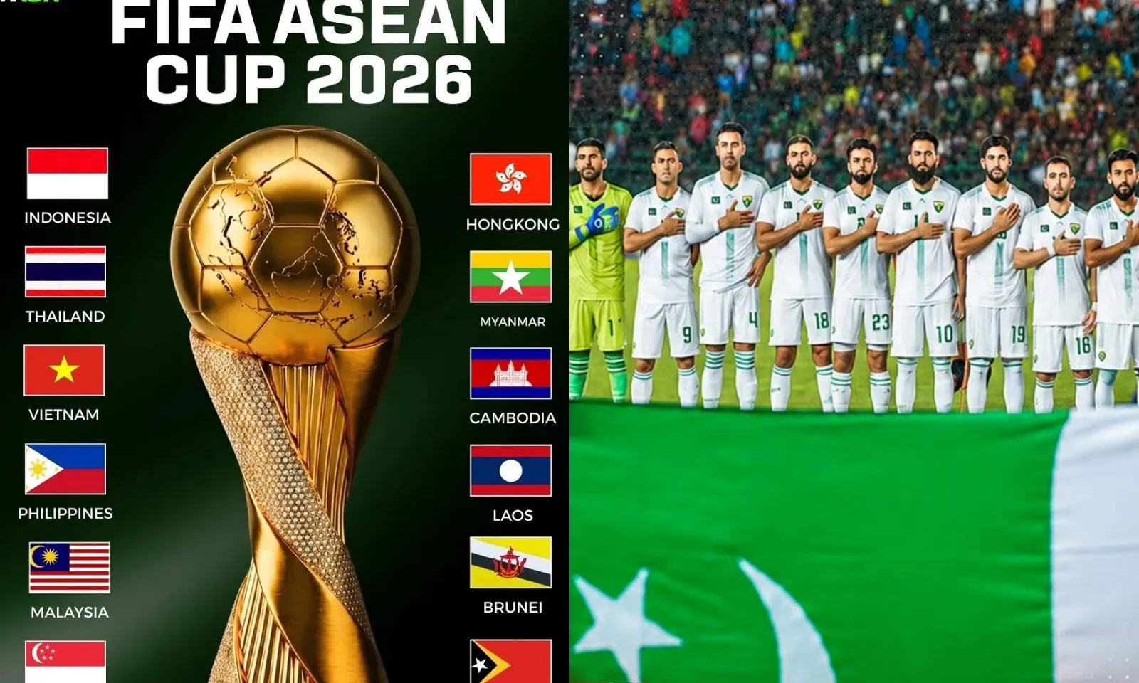 Xác định đội thay thế Trung Quốc, Việt Nam sáng cửa vô địch FIFA ASEAN Cup 2026