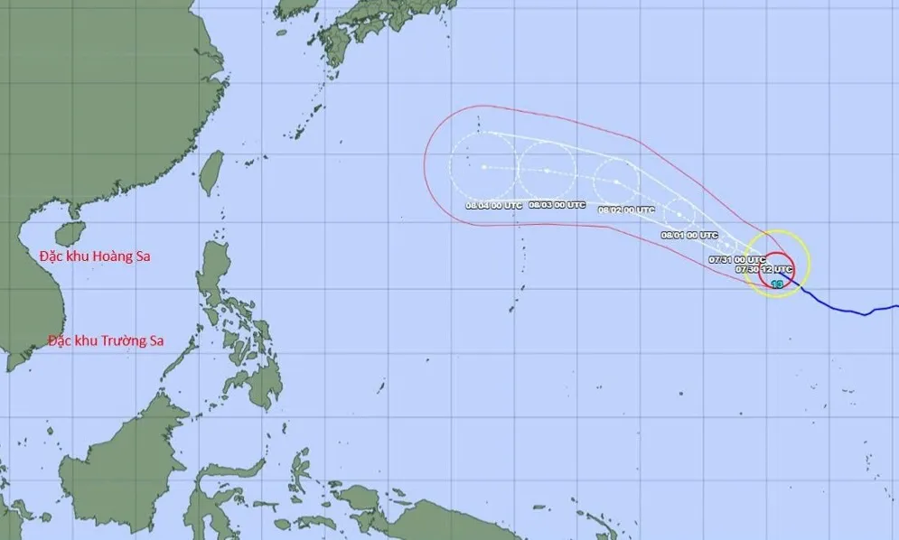 Siêu bão Dolphin đang mạnh ở cấp 17, dự báo gây gió mạnh trên Biển Đông