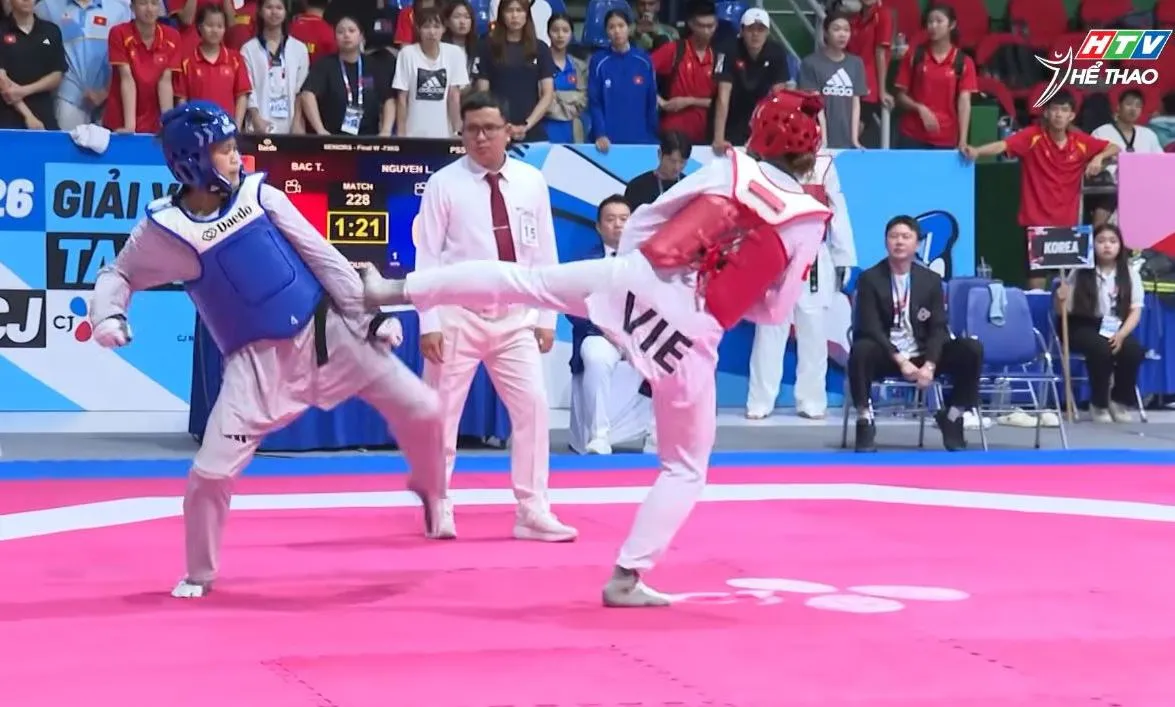 Việt Nam đứng nhất toàn đoàn tại giải Taekwondo quốc tế CJ Vietnam Open 2026
