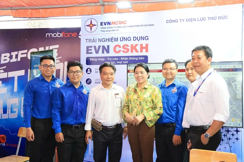 trai nghiem ung dung Cty dien luc Thu Duc
