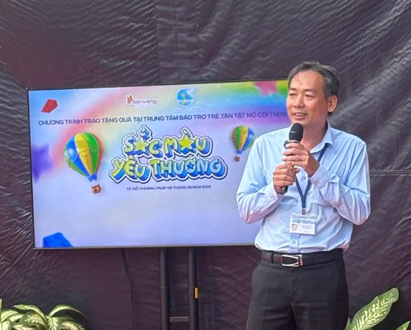 Ngo Anh Tuan PGD Trung tam bao tro tre em tan tat mo coi Thi Nghe