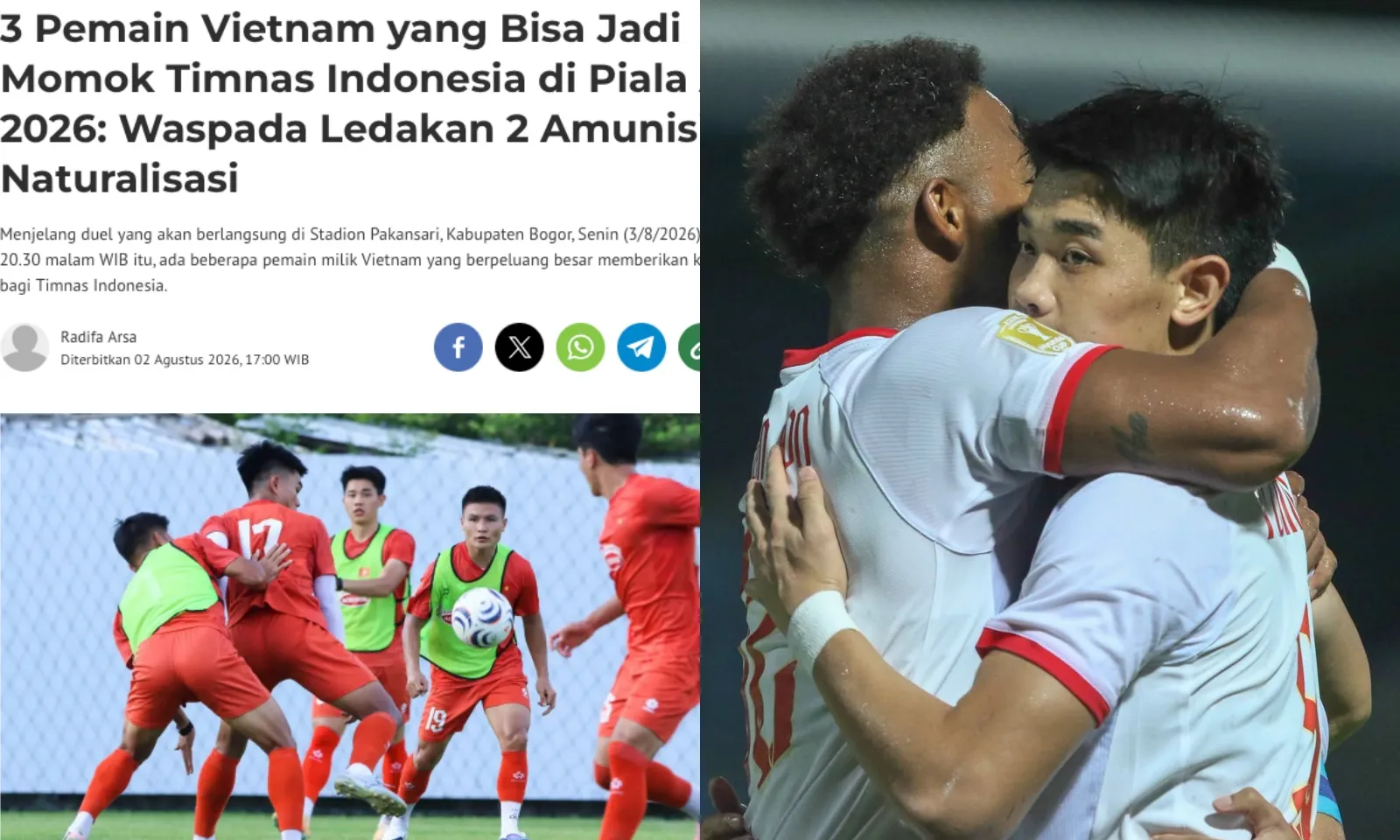 Báo Indonesia cảnh giác bộ ba tai hoạ của tuyển Việt Nam