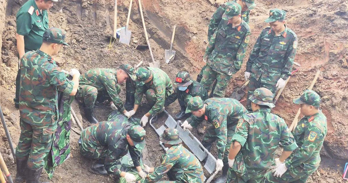 Phát hiện thêm 14 hài cốt liệt sĩ tại Công viên Lê Thị Riêng, nâng tổng lên 182 bộ