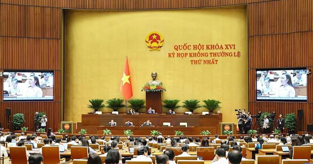 Thông cáo báo chí số 5, Kỳ họp không thường lệ thứ Nhất, Quốc hội khóa XVI