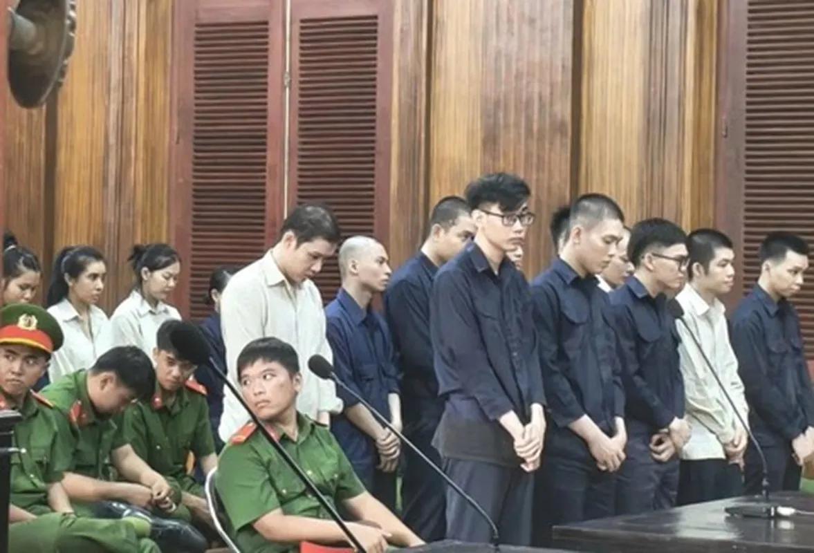 Các bị cáo tại tòa