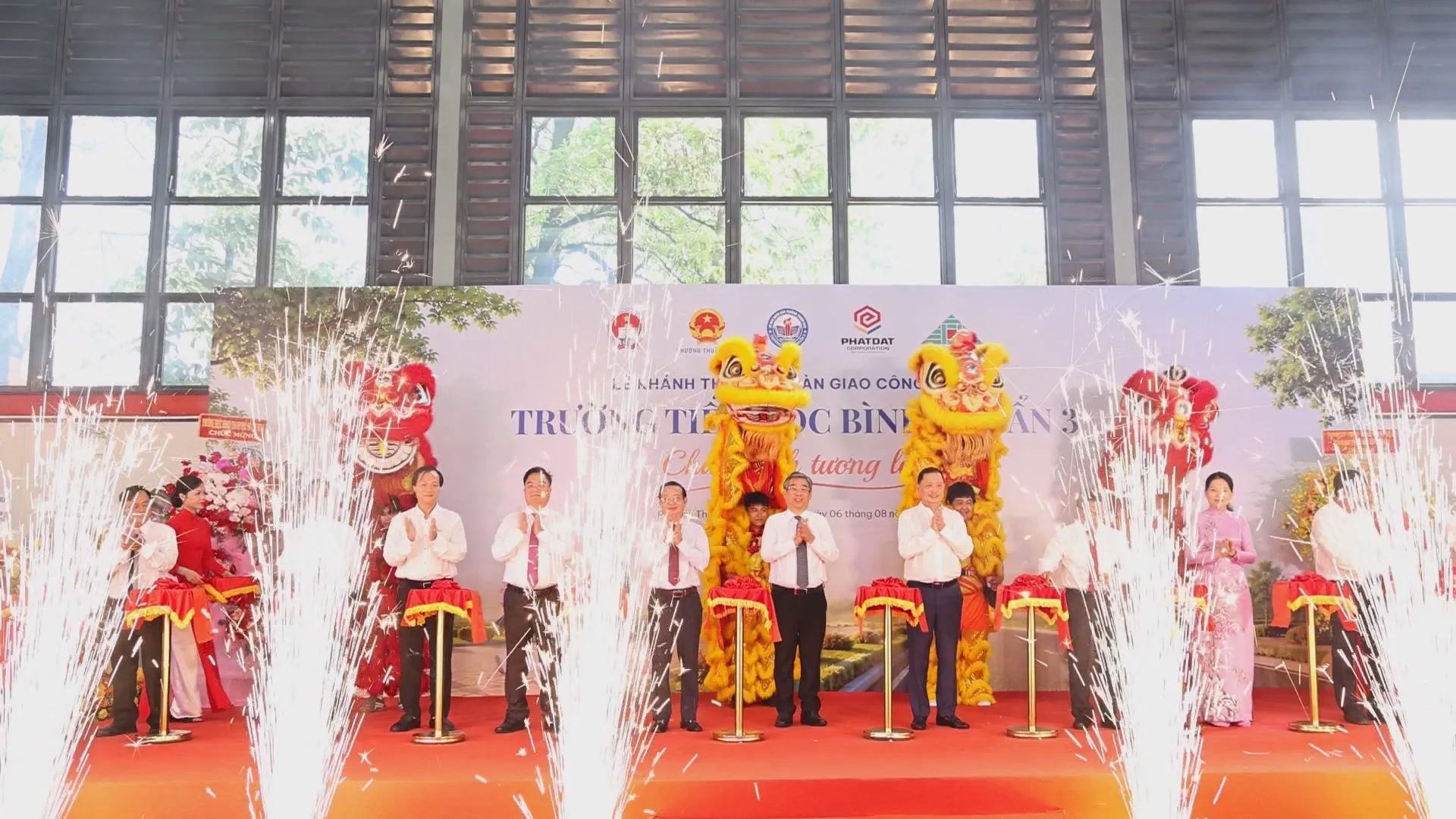 Trường Tiểu học Bình Chuẩn 3 tại phường Thuận Giao chính thức được khánh thành-h1