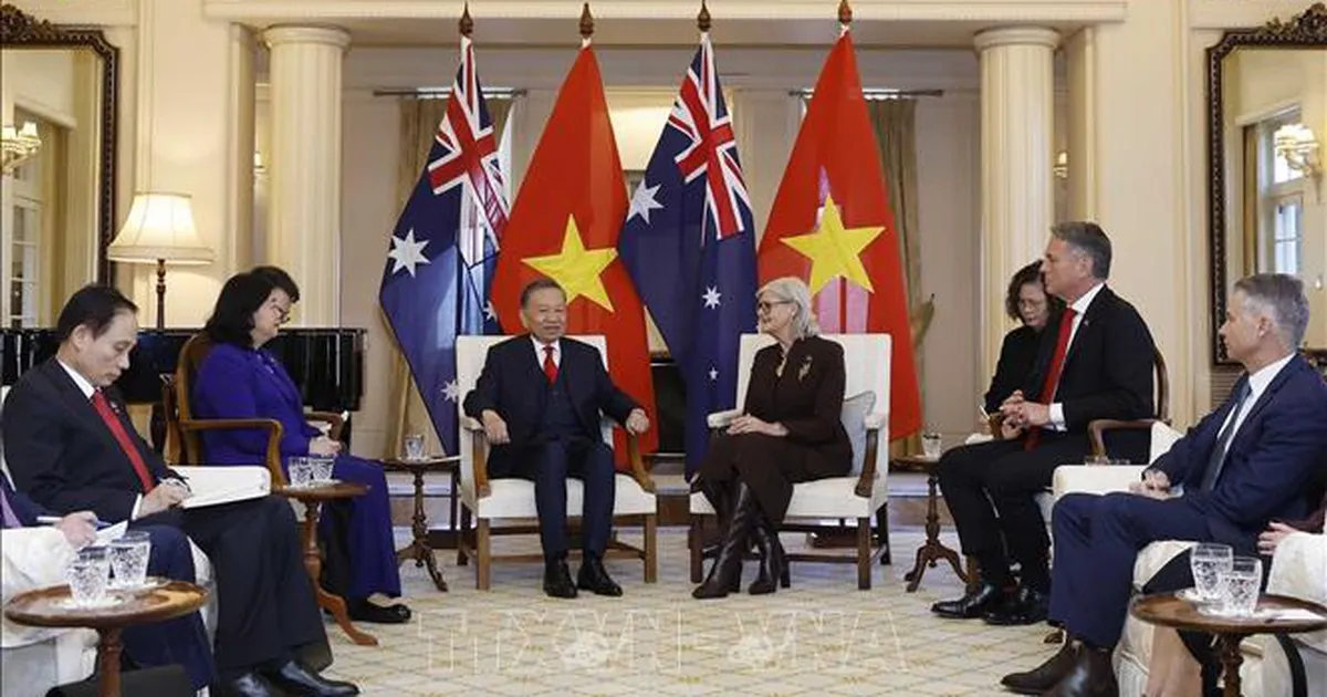 Tổng Bí thư, Chủ tịch nước Tô Lâm hội kiến Toàn quyền Australia