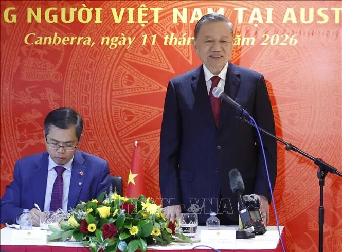 Tổng Bí thư, Chủ tịch nước Tô Lâm phát biểu. Ảnh: Thống Nhất/TTXVN