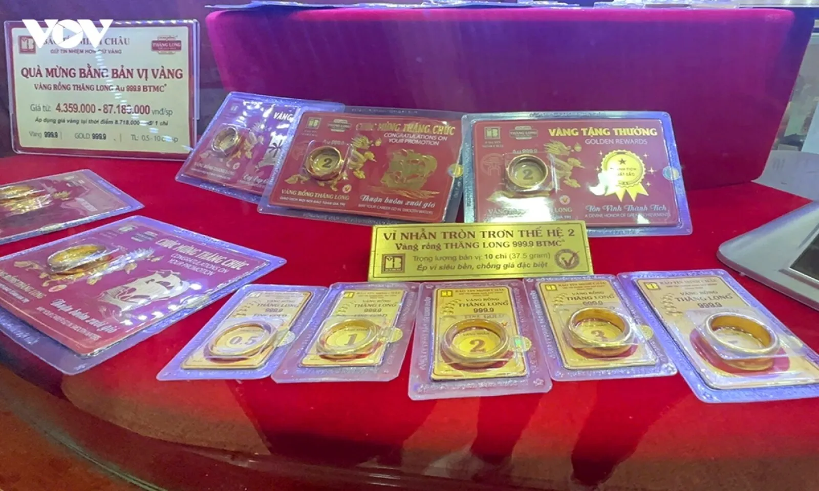 Giá vàng hôm nay 11-8 Vàng SJC tăng nhẹ - Ảnh 1