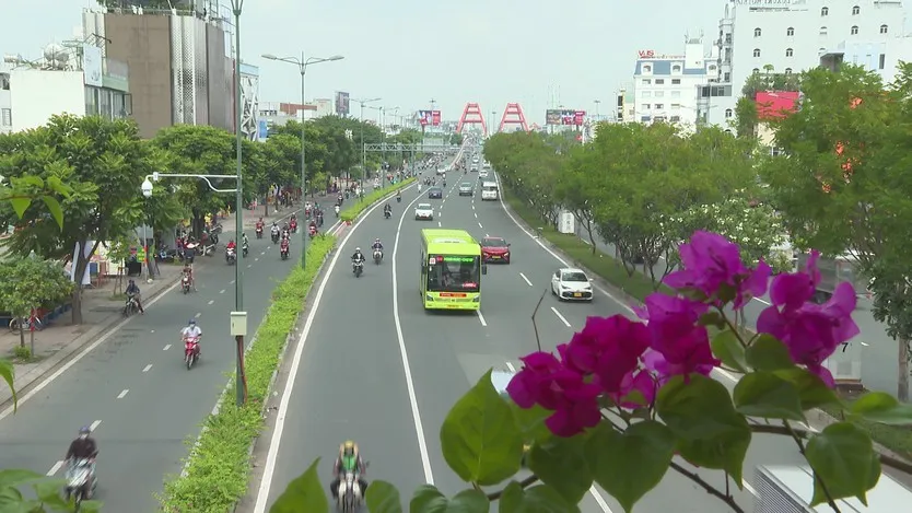 TP. Hồ Chí Minh dự kiến thí điểm làn đường ưu tiền dành riêng cho xe buýt - Ảnh 2