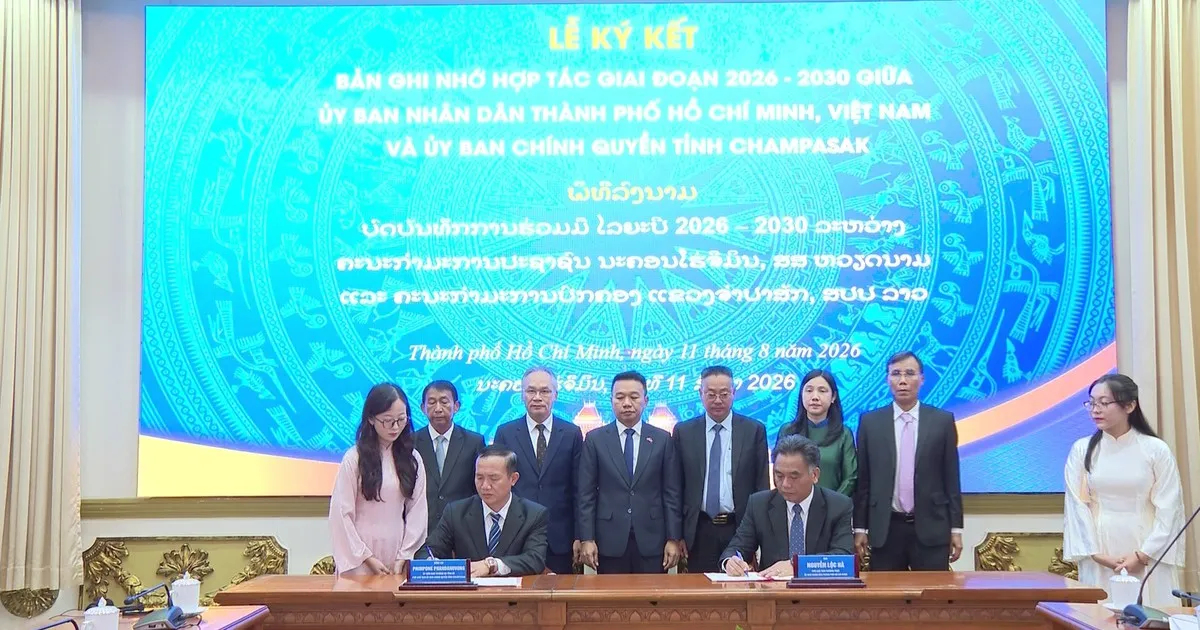 TP. Hồ Chí Minh và Champasak tăng cường hợp tác trên nhiều lĩnh vực
