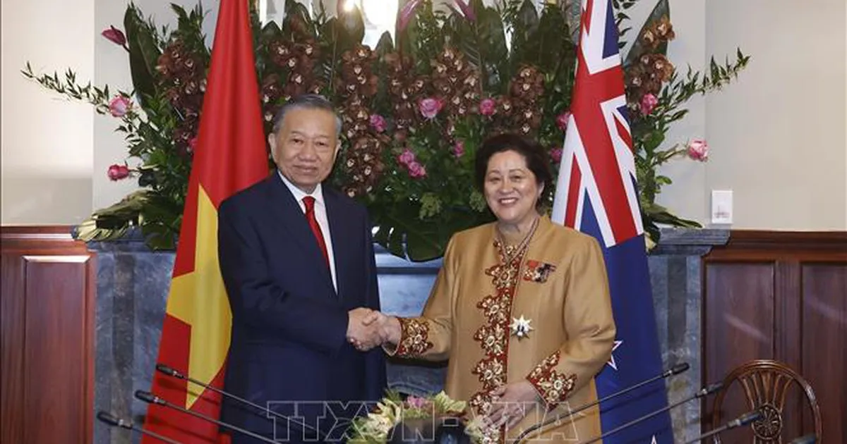 Tổng Bí thư, Chủ tịch nước Tô Lâm hội kiến Toàn quyền New Zealand
