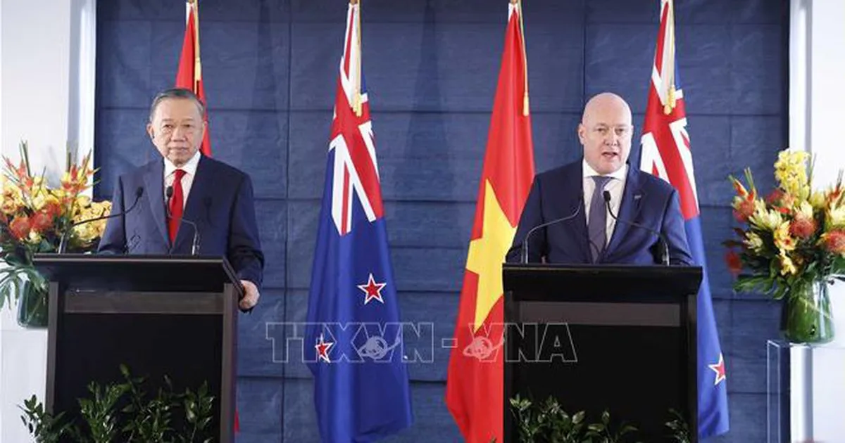 Tuyên bố chung giữa Việt Nam và New Zealand nhân chuyến thăm cấp Nhà nước của Tổng Bí thư, Chủ tịch nước tới New Zealand