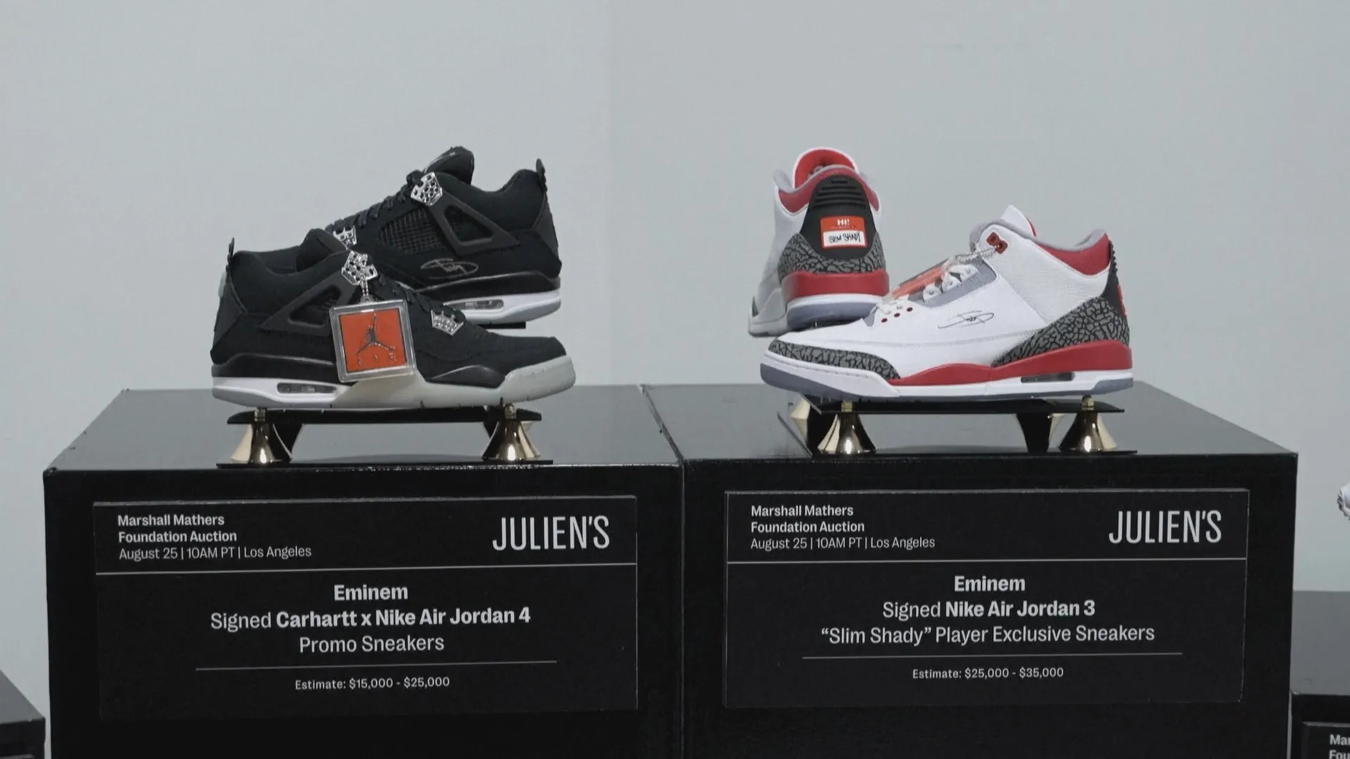 Đấu giá hơn 100 đôi giày trong bộ sưu tập của Rapper Eminem - Ảnh 2. Đấu giá hơn 100 đôi giày trong bộ sưu tập của Rapper Eminem - Ảnh 2.