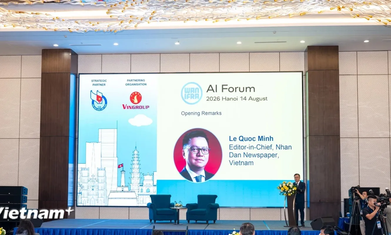 Khai mạc Diễn đàn Trí tuệ nhân tạo Quốc gia WAN-IFRA Việt Nam 2026