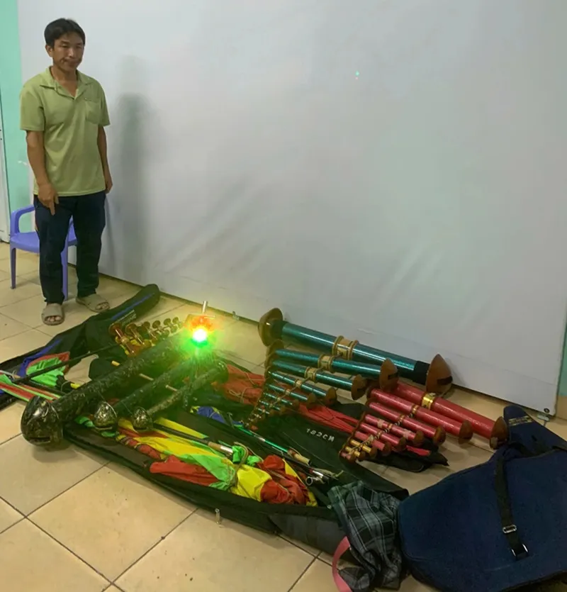 Tang vật thu giữ - Ảnh Công an TPHCM