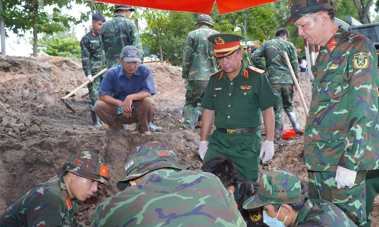 321 bộ hài cốt liệt sĩ đã được quy tập tại công viên Lê Thị Riêng