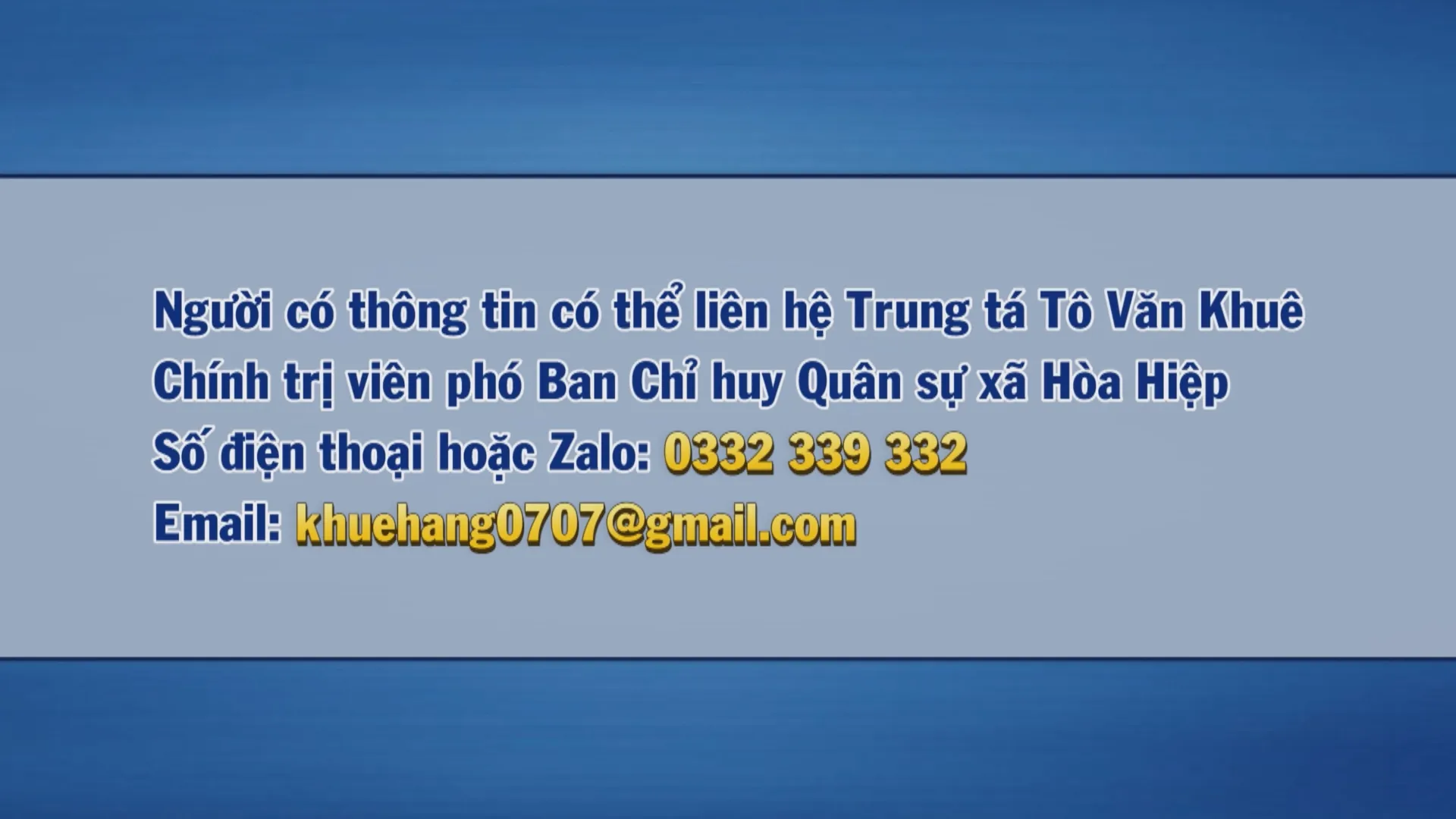 Ban Chỉ đạo 515 TP. Hồ Chí Minh tiếp tục kêu gọi các cựu chiến binh, nhân chứng và người dân từng biết về Bệnh viện K76A cung cấp thông tin phục vụ công tác tìm kiếm