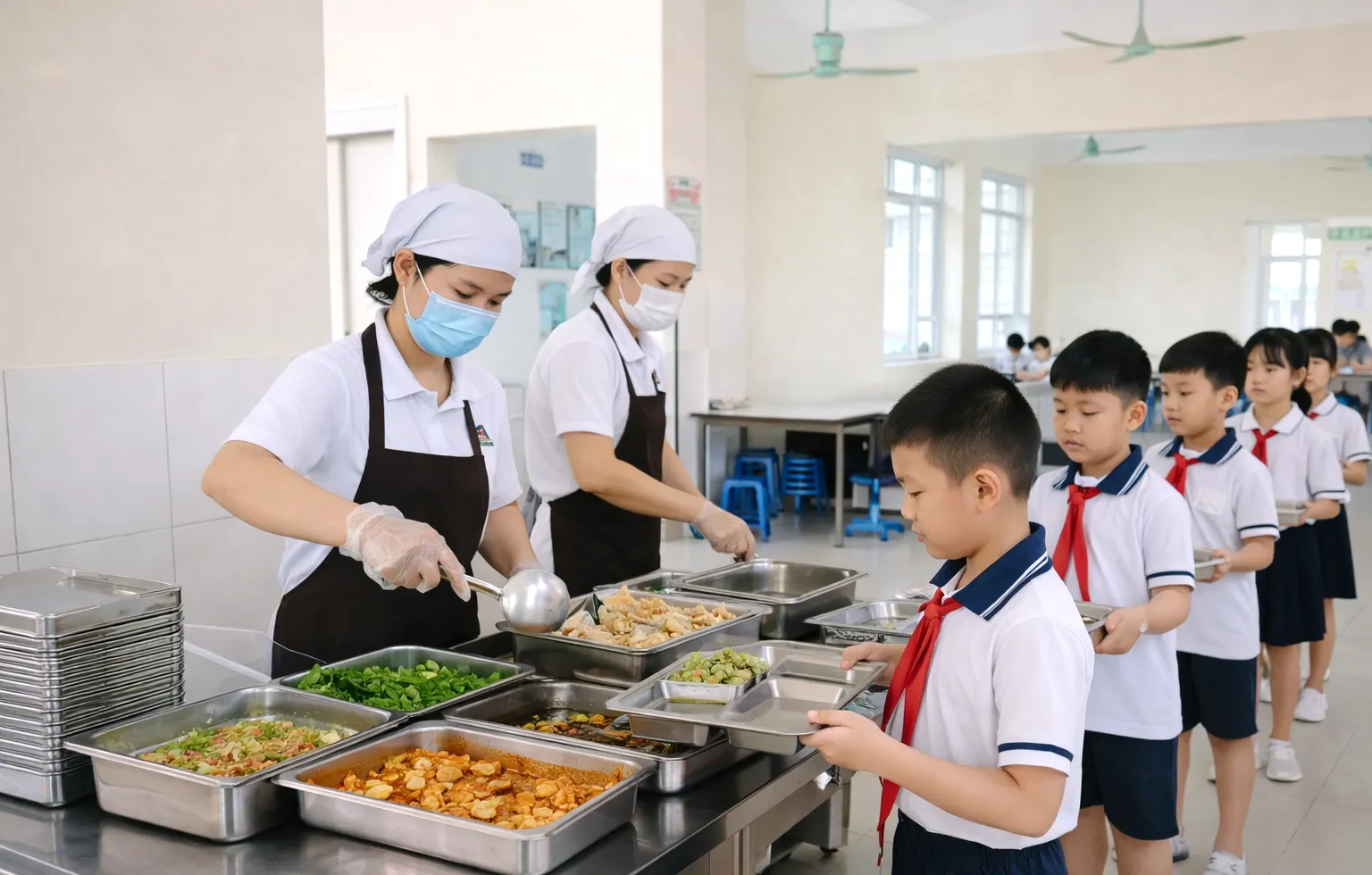 Tăng cường bảo đảm an toàn thực phẩm trong cơ sở giáo dục - Ảnh: Báo Chính phủ