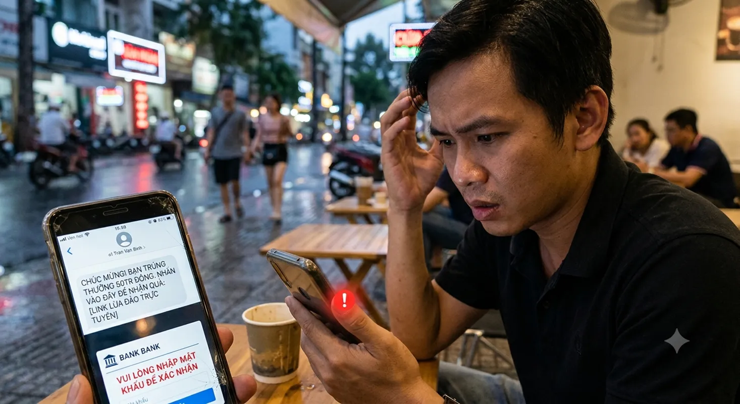 lừa đảo trực tuyến - Ảnh AI