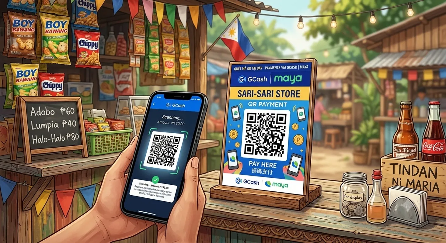 quét mã QR tại philipines